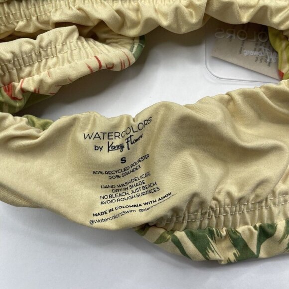 Kenny Flowers The Ubud Bandeau Bikini Top Floral Size S NWT - Picture 6 of 6